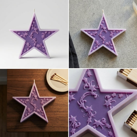 Celestial Star Artisan Candle Set