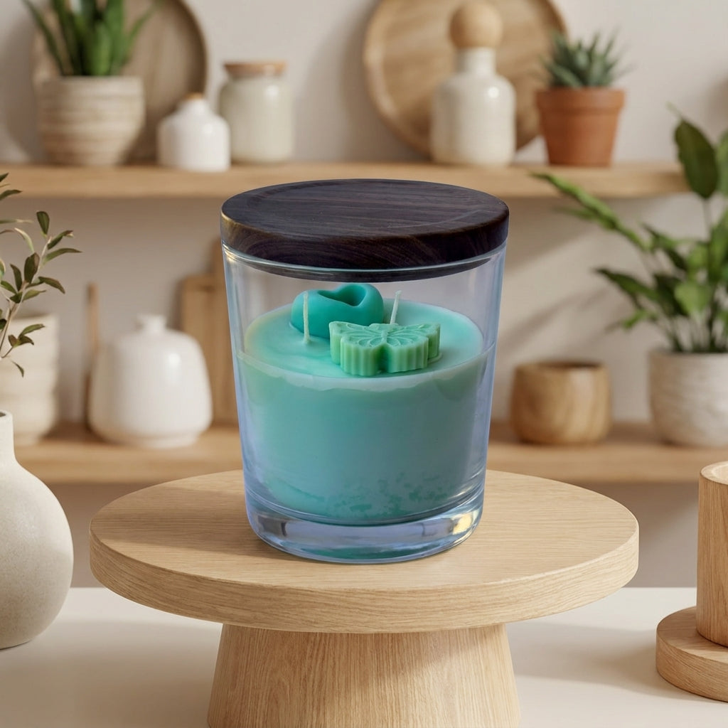 Mint Serenity Hand-Poured Soy Jar Candle