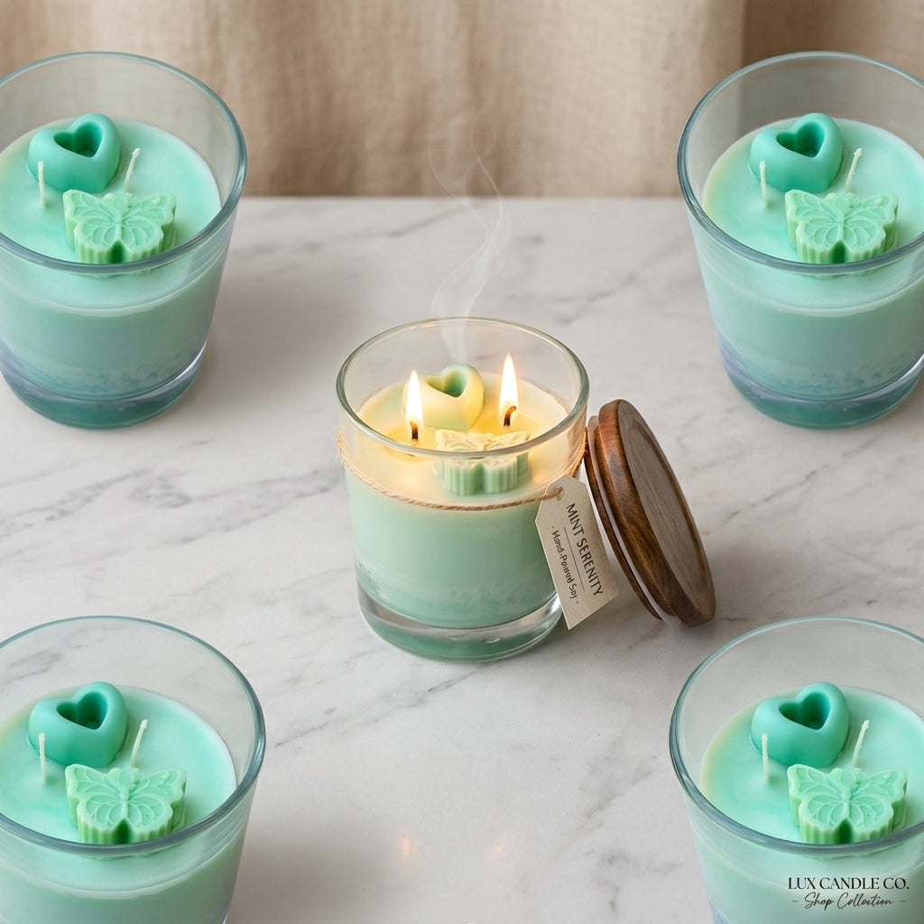 Mint Serenity Hand-Poured Soy Jar Candle