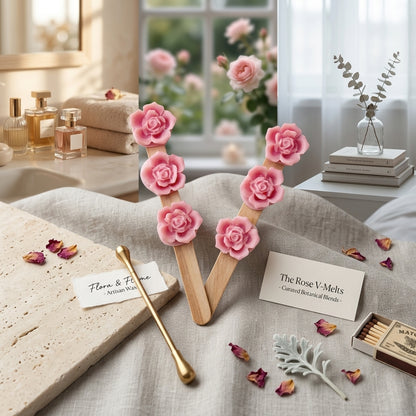 Handcrafted Rose Votive Sticks