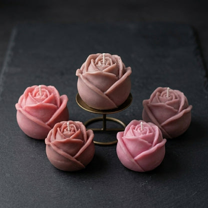 Artisan Rose Bud Candle Collection
