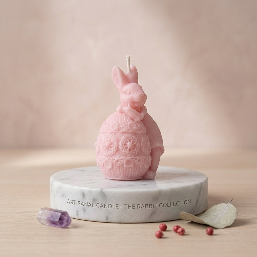 The Rabbit Collection: Whimsical Easter Artisan Candle