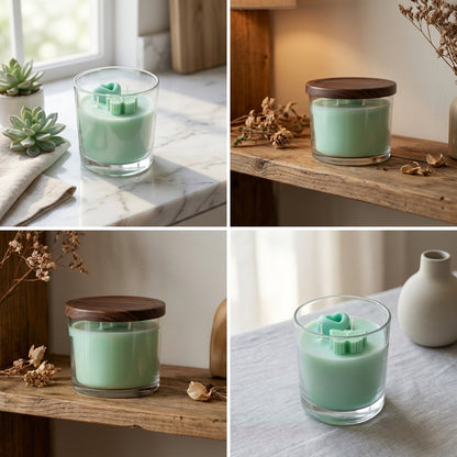 Mint Serenity Hand-Poured Soy Jar Candle