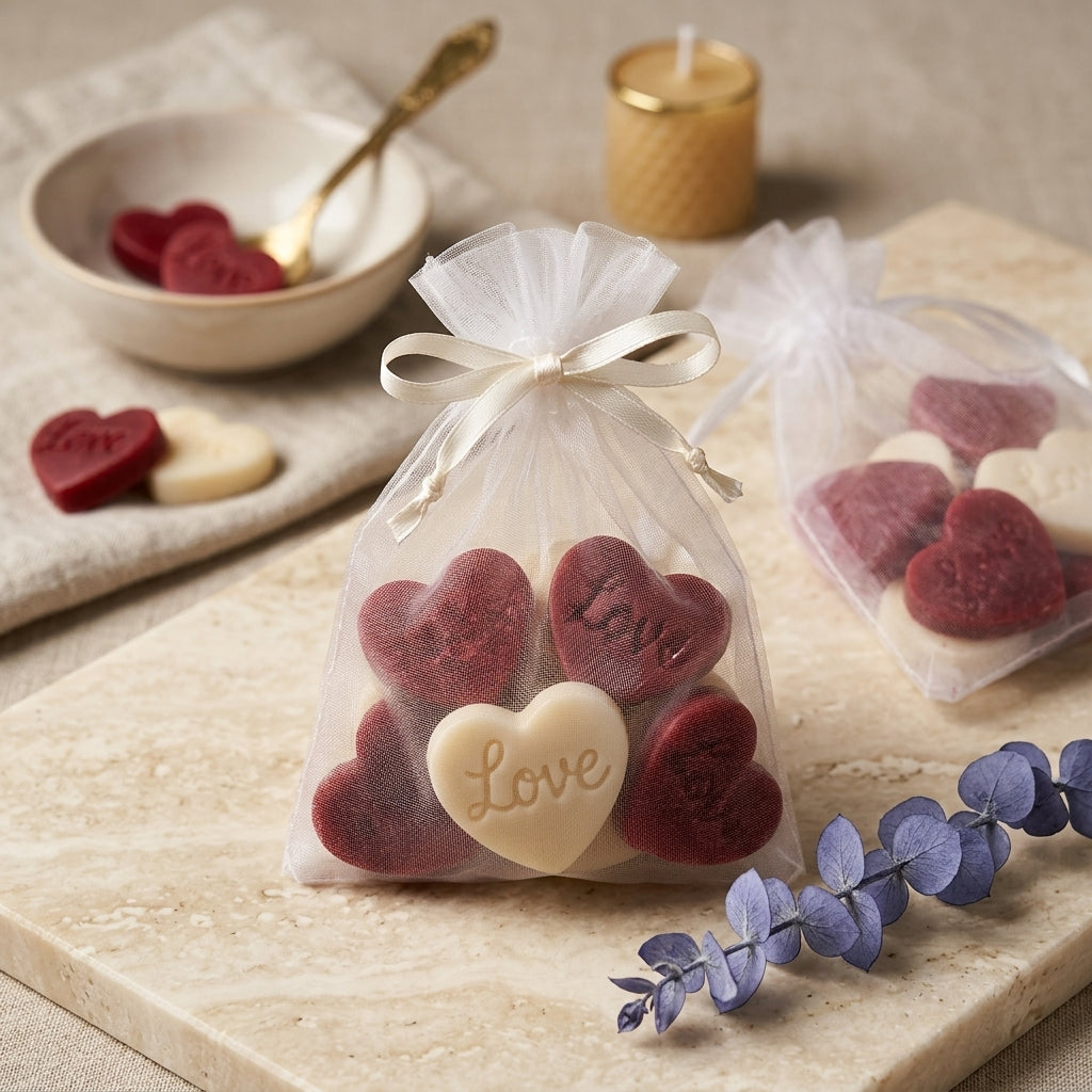 "Love" Heart Wax Melt Gift Bag