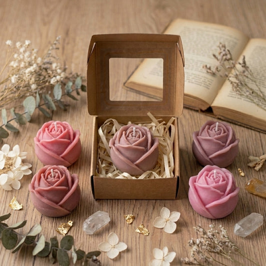 Artisan Rose Bud Candle Collection
